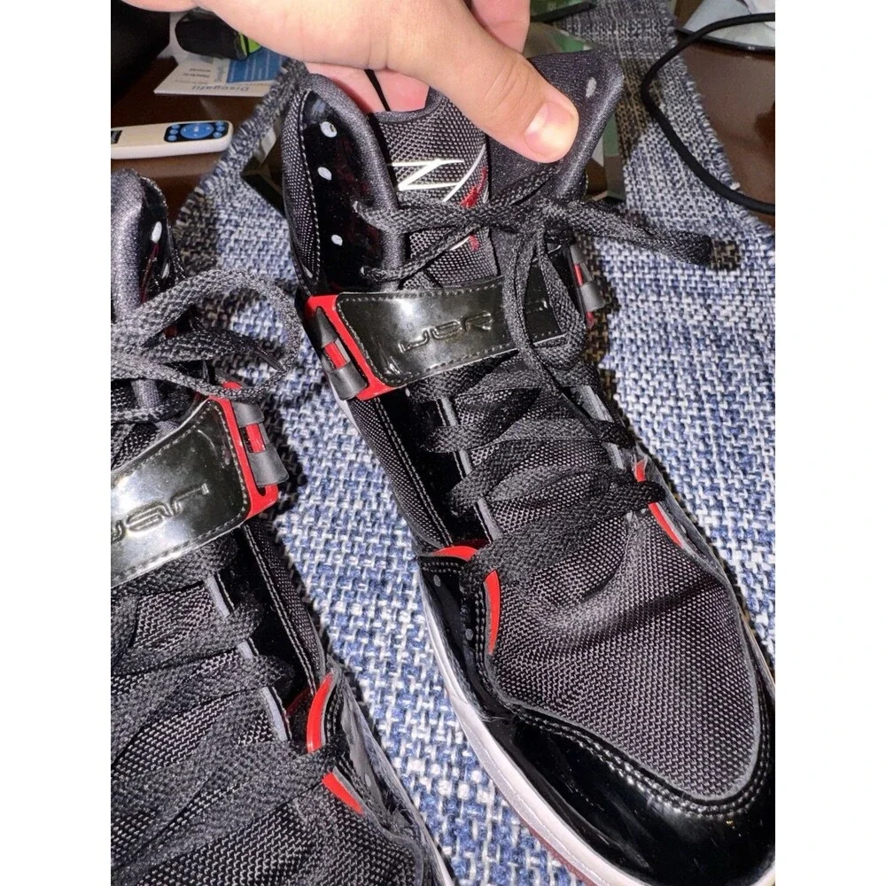 Men's Nike Air Jordan Flight 45 High - Size 13 - Black/Varsity Red (384519-010)